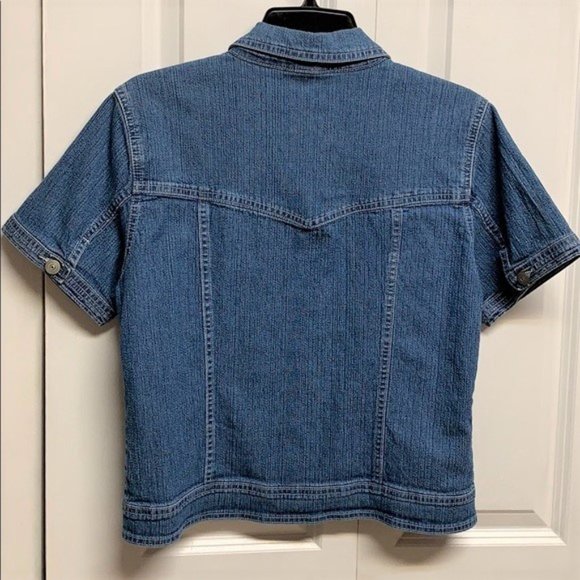 Christopher & Banks Denim Shirt Size S Blue - Picture 4 of 6